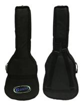 Bag almofadada p/ violão folk ou clássico "rozini" com alças e bolso