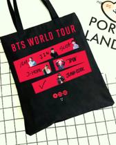 Bag Bolsa Bangtan Bts World Tour Army Aesthetic Unissex Bag Bolsa Bangtan Bts World Tour Army Aesthetic Unissex