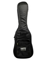 Bag Bolsa Para Contrabaixo com Bolso Frontal Estofado Preto