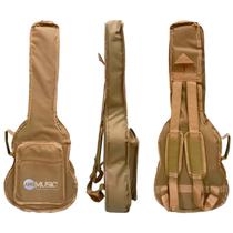 Bag Capa Acolchoada Cargo Luxo Para Violão Baby Bege Bag Capa Acolchoada Cargo Luxo Para Violão Baby Bege