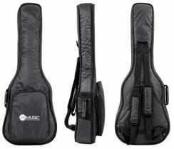 Bag capa almofadada impermeável cargo p/ violão flat e viola ny-70