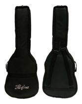 Bag capa almofadada para violão hofma folk ou clássico - com alças e bolso