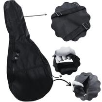 Bag Capa Estojo Violão Folk Com Bolso e Alça Simples Prado