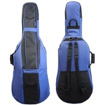 Bag Capa Orquezz Violoncelo Cello Azul Extra Luxo 4/4