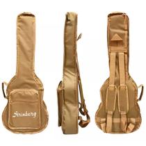 Bag Cargo Acolchoada Bege Para Violão Folk E Clássico Strinberg