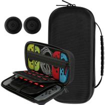 Bag Case Capa Estojo Nintendo Switch Oled + 2 Grips