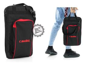 Bag de Baquetas C. Ibañez Big Bag Tamanho Jumbo para até 20 Pares Padrão Top de Linha Extra Grande Bag de Baquetas C. Ibañez Big Bag Tamanho Jumbo para até 20 Pares Padrão Top de Linha Extra Grande