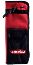Bag de Baquetas C. Ibañez Spirit Bag Modelo Compacto para 10 pares com alça para fixar no surdo