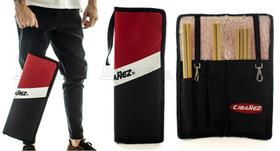 Bag de Baquetas C. Ibañez Stick Bag SS Super Sport Revestimento Pelúcia e alça para fixar no surdo