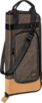 Bag de Baquetas Meinl Classic Woven Stick Bag Brown MCSBMO tecido marrom diversas divisões e padrão top