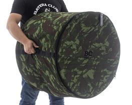 Bag de Bumbo Batera Clube BC Camuflagem 22 com reforço interno e alça emborrachada (000078) Bag de Bumbo Batera Clube BC Camuflagem 22 com reforço interno e alça emborrachada (000078)