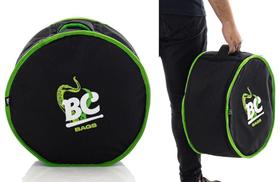 Bag de Caixa Batera Clube BC Octogear Premium 14 ou 13 até 8 de profundidade veludo suede (BC0032 Bag de Caixa Batera Clube BC Octogear Premium 14 ou 13 até 8 de profundidade veludo suede (BC0032