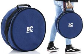Bag de Caixa Batera Clube BC The Jeans Azul para caixas de 14 e 13 até 6,5 profundidade Semicase