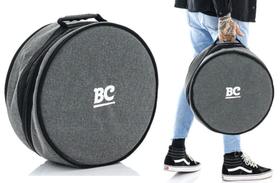 Bag de Caixa Batera Clube BC The Jeans Cinza para caixas de 14 e 13 até 6,5 profundidade Semicase