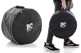Bag de Caixa BC Batera Clube Signature Eco Couro Via Black Caixas 14 ou 13 até 8 de Profundidade Bag de Caixa BC Batera Clube Signature Eco Couro Via Black Caixas 14 ou 13 até 8 de Profundidade