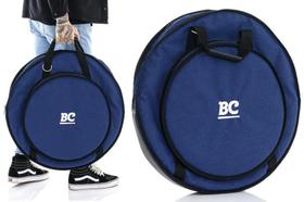Bag de Pratos Batera Clube BC The Jeans Azul para Pratos até 24 Tipo Semicase Térmico Padrão Top