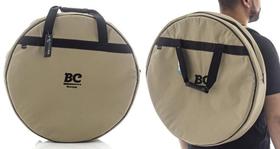 Bag de Pratos Batera Clube BC Via Sarja com alça de mochila para pratos até 22 (001190)