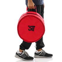 Bag de Tom Batera Clube BC The Red 12 em Nylon 600 com reforço interno em isomanta e TNT importado