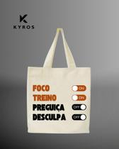 Bag Ecobag Foco e Treino - Algodão e Polister