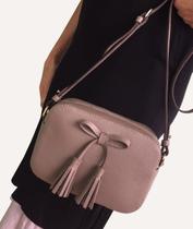 Bag em couro ana com lacinho Bag em couro ana com lacinho