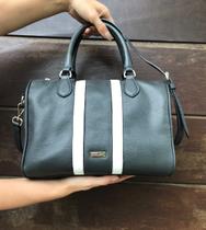 Bag em couro safira Bag em couro safira