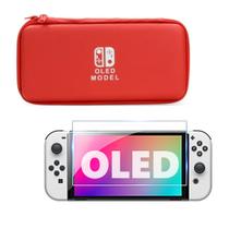 Bag Estojo Proteção Para Nintendo Switch Oled + Pel. Vidro