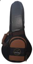 Bag Extra Luxo Para Banjo Em Lona Preto Com Pelúcia - log bag