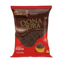 Bag Granulado Macio Chocolate Decora Aprimora Bolo Doce 500g