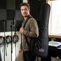 Bag Luxo para Contrabaixo Groove Reforçada, Acolchoada 20mm Impermeável e com Bolso