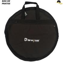 Bag mochila de Pratos para bateria até 23 - DGroove Standard Series Com reforço