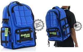 Bag Mochila Gavazzi Azul para Bateristas e uso diverso para baquetas, laptop e acessórios