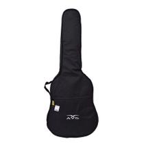 Bag Para Violão Folk Simples Preto - Proteção e Estilo - AVS - Nylon 600