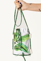 Bag Pocket Estampado Folhas