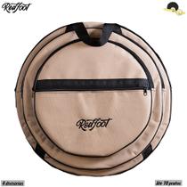 Bag Red Foot cymbals para pratos de bateria até 24 - Com 4 divisões tipo mochila