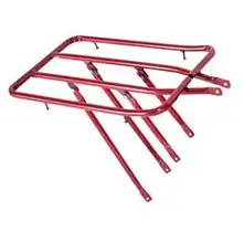 Bagageiro cargueira traseira vermelho Bagageiro cargueira traseira vermelho