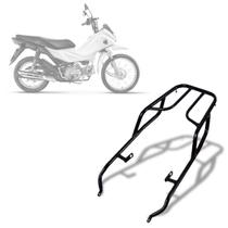 Bagageiro Churrasqueira Aço Honda Pop 100 2006 - 2015 Pro Tork Aço Maciço