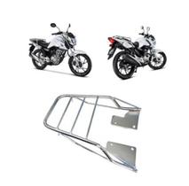 Bagageiro Com Alca Titan160 2016 2017 2018 Até 2024 Cromado