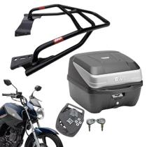 Bagageiro Compatível Yamaha Factor 150 SR2124 +Bauleto T33N Givi Bagageiro Compatível Yamaha Factor 150 SR2124 +Bauleto T33N Givi