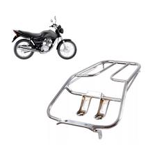 Bagageiro Cromado Moto Honda Cg Titan Fan 125 2000 2001 2002 2003 2004
