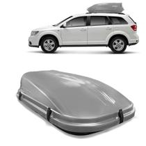 Bagageiro De Teto Maleiro Bau Motobul 350L Cinza Universal Bagageiro De Teto Maleiro Bau Motobul 350L Cinza Universal