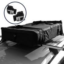 Bagageiro de Teto Maleiro Resistente Dobrável Para Carro 175lts + Cinta Bagageiro de Teto Maleiro Resistente Dobrável Para Carro 175lts + Cinta