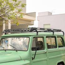 Bagageiro De Teto - Rural - Perua - 4x4 - Aço - Preto