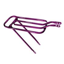 Bagageiro Garupa Bike Bicicleta Aro 20 A 26 Aço Tubular Roxo - DNZ