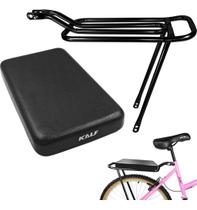 Bagageiro Garupa Com Almofada Assento Para Bicicleta Mtb