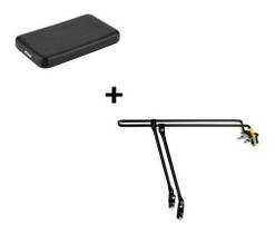Bagageiro + Garupa Preta Rack Bike Bicicleta 26 29 Até 70kg
