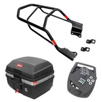 Bagageiro Givi Cg 160 Titan 160 + Baú Traffic 27l Givi