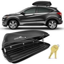 Bagageiro Maleiro De Teto Sport Rack Conquest Honda HR-V 2016 A 2018 50KG 450 Litros Preto