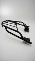 Bagageiro Moto Aço Tubular Preto Suporte Carga Bagageiro Moto Aço Tubular Preto Suporte Carga