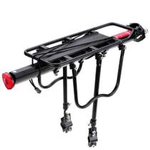Bagageiro para bike aluminio reforçado para bicicleta 26, 700 ,27,5 e 29