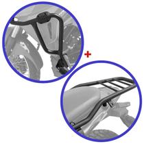 Bagageiro + Protetor Motor Carenagem Dafra NH190 2020+